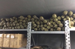 Під Києвом викрито схованку з великим арсеналом зброї: БТР та снаряди до «Градів»