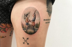 Сказка на коже: необычные тату от стамбульской мастерицы