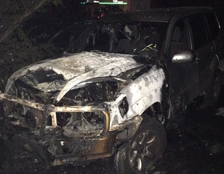 У Києві спалили автомобіль екс-депутата