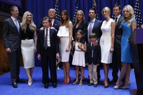 Дональд Трамп та його велика родина. Фотогалерея