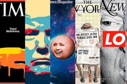 Co.Design опубликовал лучшие обложки о президентской гонке в США