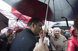 Гройсмана у Херсоні зводили в басейн