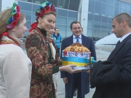 Президент УЄФА прибув до України