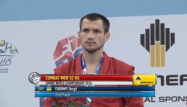 Українець виборов срібло на Чемпіонаті світу з бойового самбо 