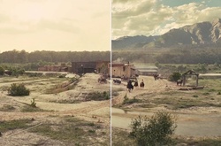 Студия показала пейзажи в фильме «Великолепная семерка» до спецэффектов