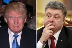 Дональд Трамп і Петро Порошенко