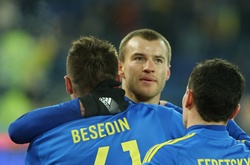 Найкращі миттєвості перемоги збірної України в Харкові. Фотогалерея