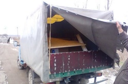 Затримана спецслужбою вантажівка