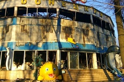 В окупованому Донецьку згорів дельфінарій 