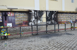 В Луцьку горів меморіал героям Майдану та АТО