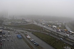 Ранок в столиці. Затори на дорогах міста