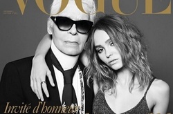 Дочь Джонни Деппа снялась для обложки Vogue с Карлом Лагерфельдом