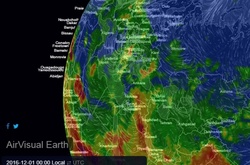 Американська компанія створила 3D-глобус забруднення повітря