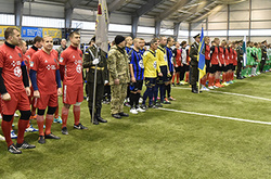 Як герої АТО на футбольному полі найсильнішого виявляють