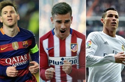 ФІФА оголосила трьох претендентів на звання найкращого гравця року