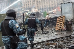 «Беркутівці» на Майдані