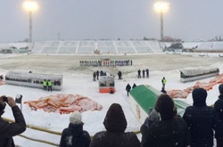  «Динамо» втратило очки у засніженій Полтаві