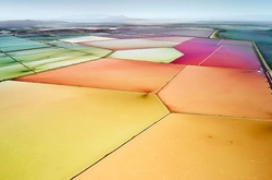 Невероятные снимки солеварен с высоты, размывающие границы между фотографией и живописью