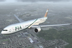 Літак належить авіакомпанії Pakistan International Airlines