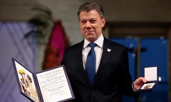 Президенту Колумбії в Норвегії вручили Нобелівську премію миру