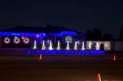 Австралиец синхронизировал рождественские гирлянды с песней AC/DC