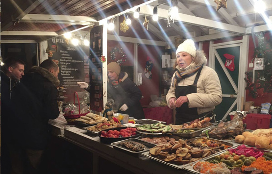 На Софійській площі відкрився Новорічно-різдвяний ярмарок