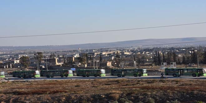 В Алеппо прибули автобуси для евакуації мирних мешканців