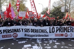 Десятки тисяч іспанців вийшли на вулиці проти політики економії уряду