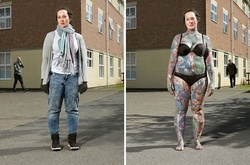 Татуировки на все тело. Шокирующий проект британского фотографа Алана Поудрилла