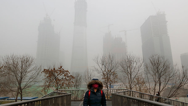 Як виглядає смог у Пекіні. Моторошні фотографії