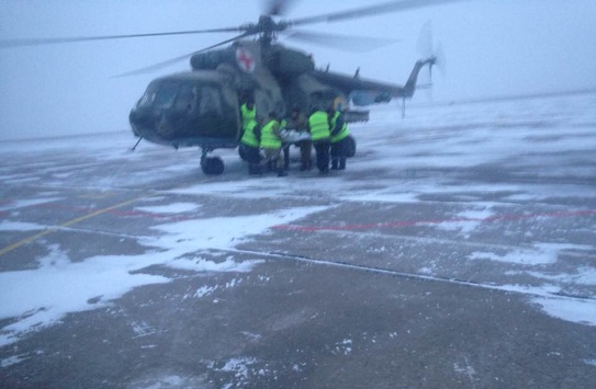 У Дніпро вертольотом доставили сімох поранених бійців АТО 