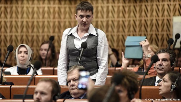 Рада вигнала Савченко з делегації ПАРЄ