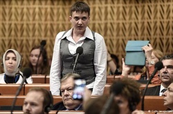 Надія Савченко в ПАРЄ