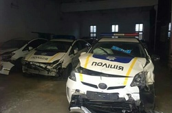 За рік поліцейські розбили 439 патрульних машин