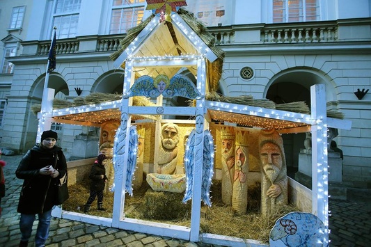 У Львові встановили традиційну Різдвяну шопку