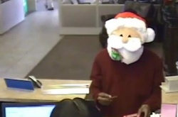 У США чоловік у масці Санта-Клауса пограбував банк