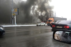 Пожежа на Лісовому масиві в Києві