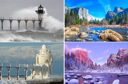 Пейзажи, на которых зима всё преобразила 