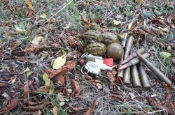 Вилучена зі схованки зброя