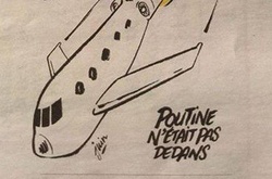 Charlie Hebdo опублікував карикатуру на катастрофу російського Ту-154 