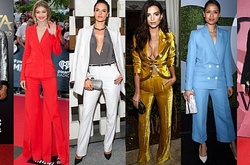 Самые красивые брючные костюмы, в которых появлялись звезды в этом году