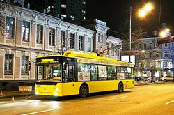 Громадський транспорт у новорічну ніч