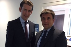  Себастьян Курц і Павло Клімкін 