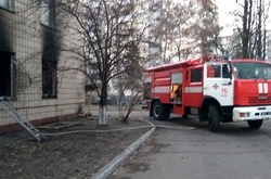 На Русанівці палала поліклініка (ФОТО)