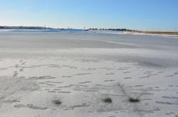 В окупованому Криму замерзли два водосховища