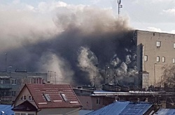 У Львові горить завод «Електрон»: є потерпілі