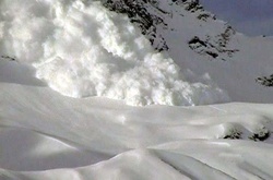 Лавина в Карпатах