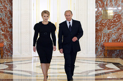 Юлія Тимошенко і Володимир Путін, Москва, 2009 рік