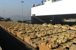 Із США до Німеччини прибула військова техніка для Польщі та країн Балтії 