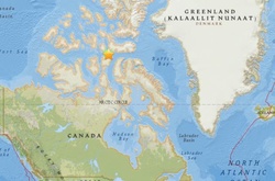 Біля берегів Канади стався землетрус